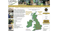 Desktop Screenshot of landex.org.uk
