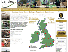 Tablet Screenshot of landex.org.uk